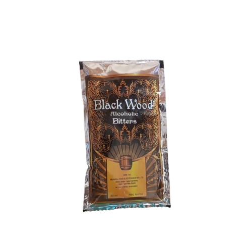 Black Wood Satchet
